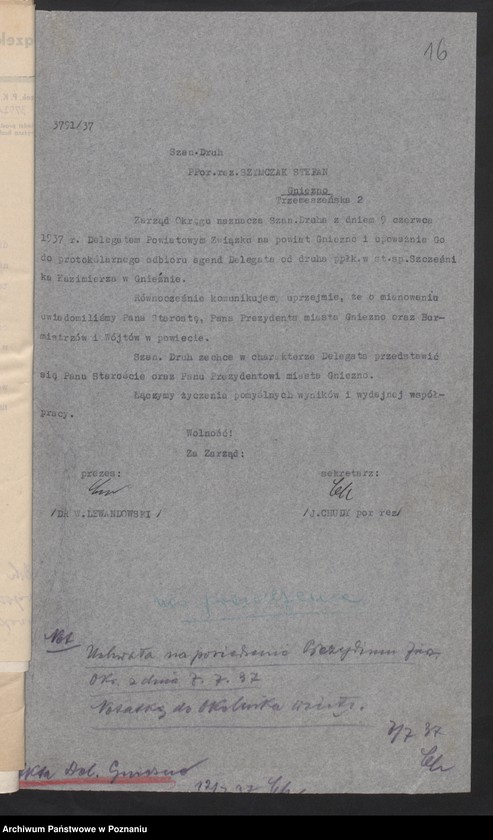 Obraz 19 z jednostki "Gniezno - akta delegata powiatowego."