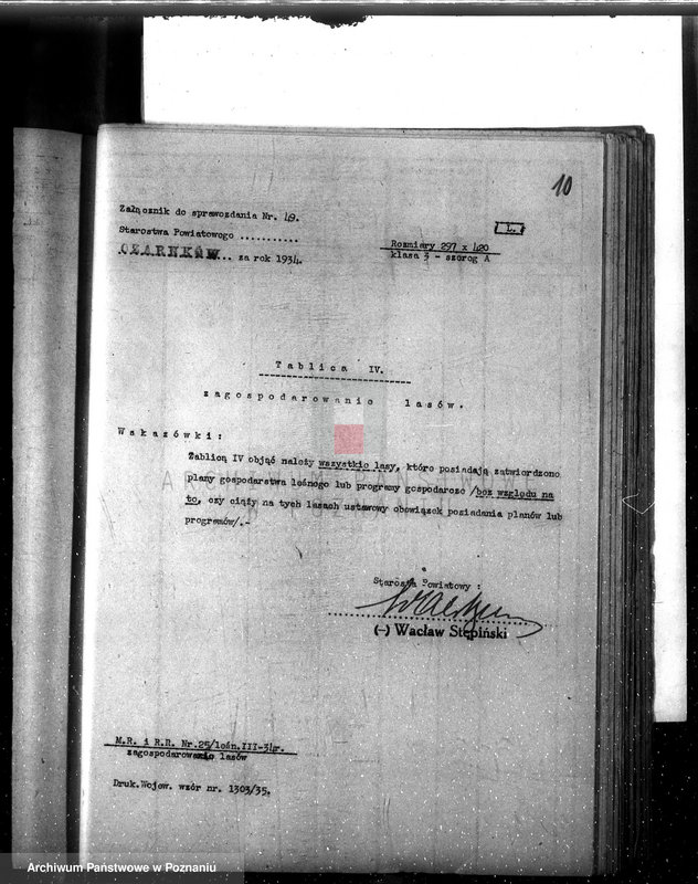 image.from.unit.number "Sprawozdanie z działalności organów ochrony lasów za rok 1934"