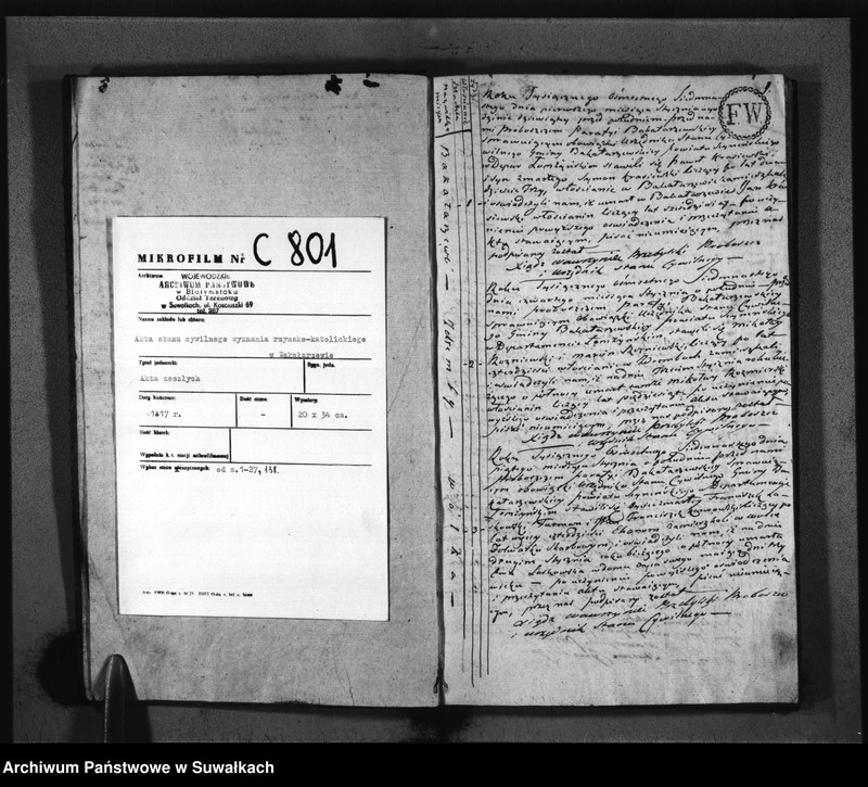 image.from.unit.number "Akta Zeszłych Gminy Bakałarzewskiey"