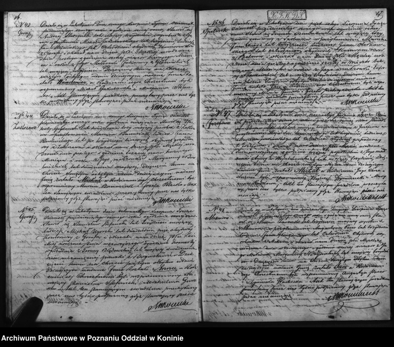 Obraz 11 z jednostki "Dowody urodzonych, zaślubionych i zmarłych"