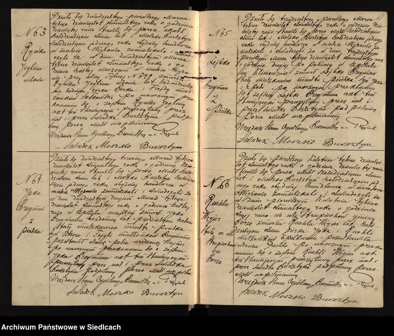 image.from.unit.number "Księga aktów zgonów wyznania mojżeszowego "