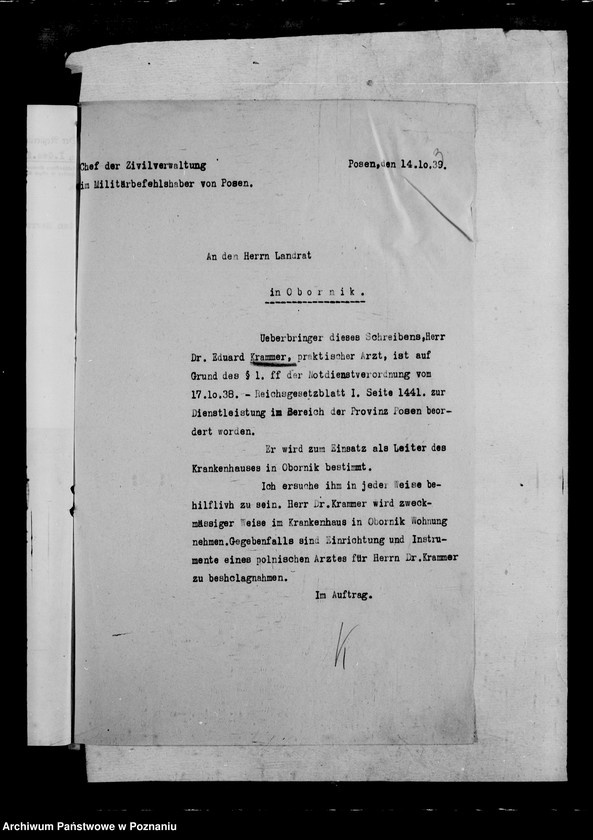 Obraz 7 z jednostki "Unbedingt Kriegswichtige Stellung und Notdienst der Ärzte"