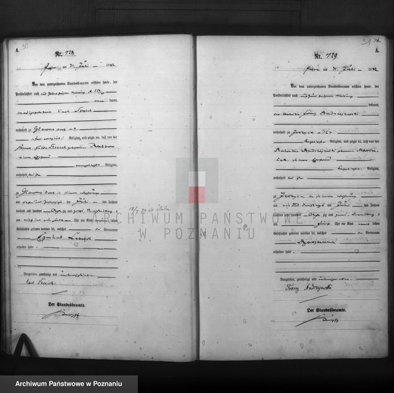 image.from.unit.number "Księga urodzeń t. II"