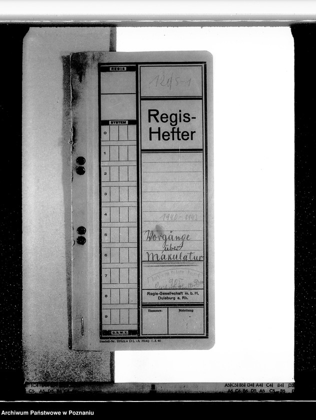 Obraz 4 z jednostki "Vorgänge über Makulatur"