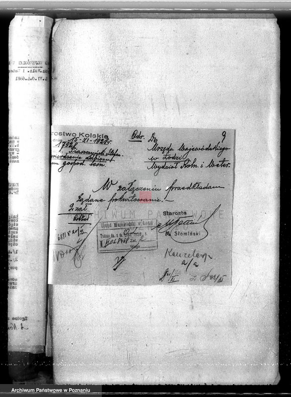 Obraz 13 z jednostki "Sprawa zniesienia nakazu zabraniającego prowadzenia użytkowania lasu w majątku Wólka-Komorowska powiat kolski gmina Izbica"