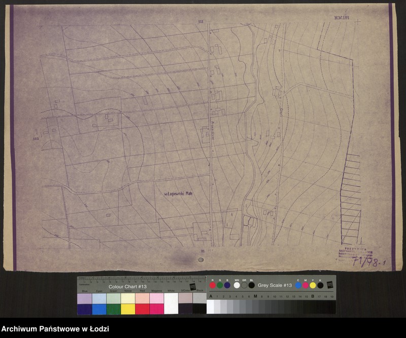Obraz 1 z jednostki "Plan m. Łodzi 1:2000. Sekcja NW101"