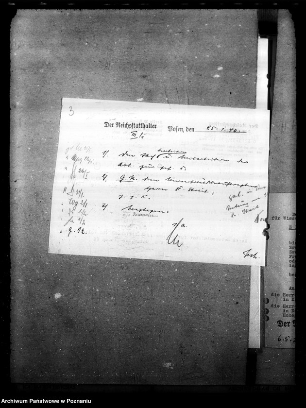 Obraz 8 z jednostki "Zuweisung beschlagnahmter Grundstücke. Schulgrundstück. Liquidierung der polnischen Schulvereine. Sommerkolonie- Komitee"