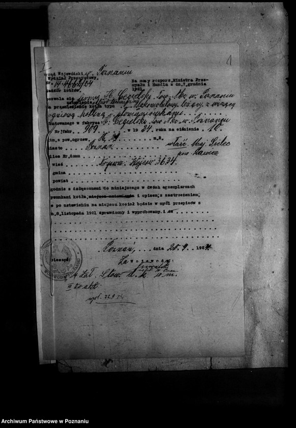 Obraz 5 z jednostki "Majętność Sielec powiat rawicki nr woj. kotła 3634"