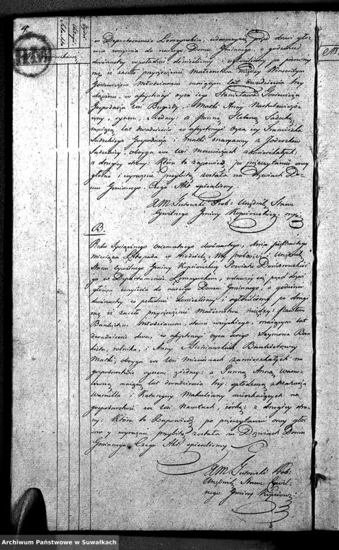 image.from.unit.number "Akta Zaślubionych Gminy Kopciowskiey od 1-go Maja 1812 R do dnia ostatniego Grudnia 1813"