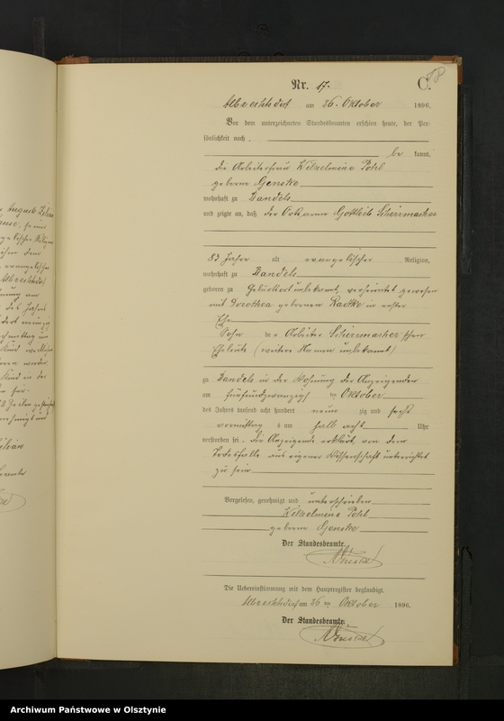 image.from.unit.number "Sterbe-Neben-Register Nr 1 - 23"