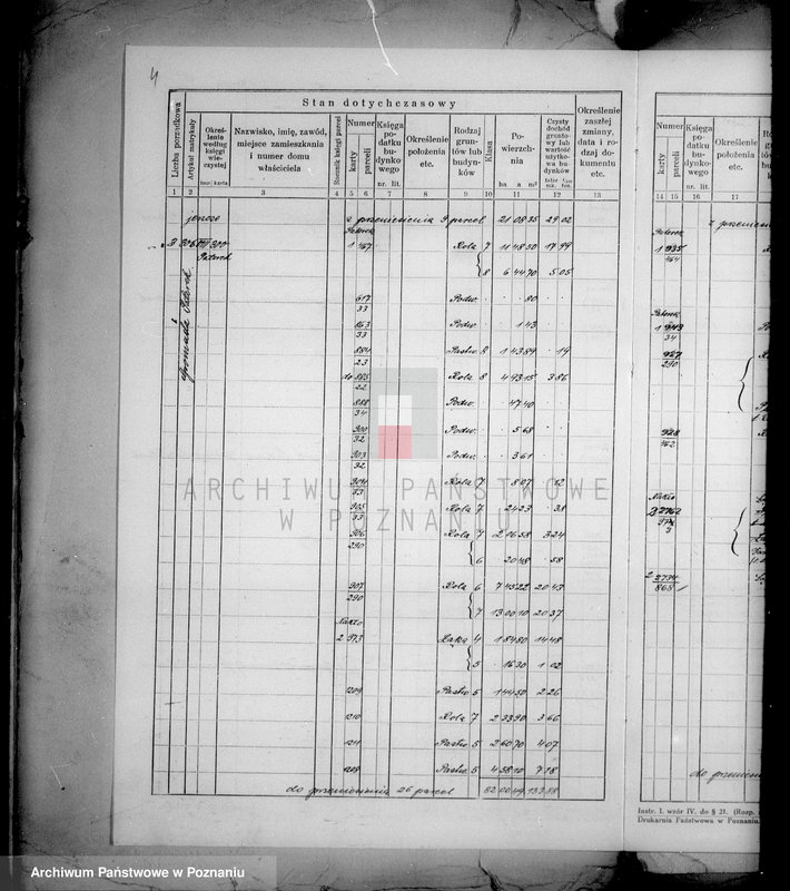 Obraz 8 z jednostki "Dodatek do ostatecznego rejestru pomiarowego obrębu Paterek-Nakło"