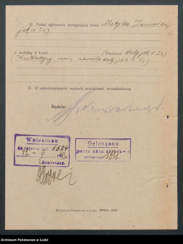 Obraz 7 z jednostki "Matylda Zomra- wiatrak"