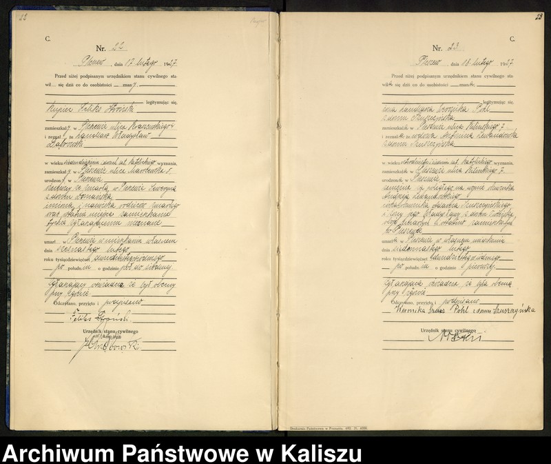 Obraz 15 z jednostki "[Księga zgonów]"