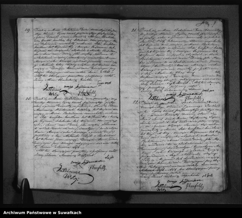 image.from.unit.number "Duplikat Akt Urodzonych, Zaślubionych i Umarłych Urzędnika Stanu Cywilnego Wyznania Mojżeszowego Okręgu Bakałarzewskiego za rok 1855"