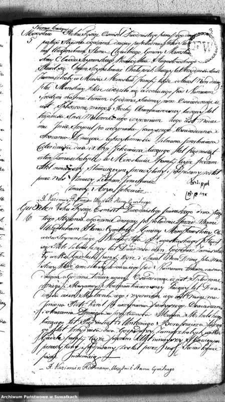 image.from.unit.number "Akta Urodzonych Gminy Mirosławskiey na Rok 1821- szy"