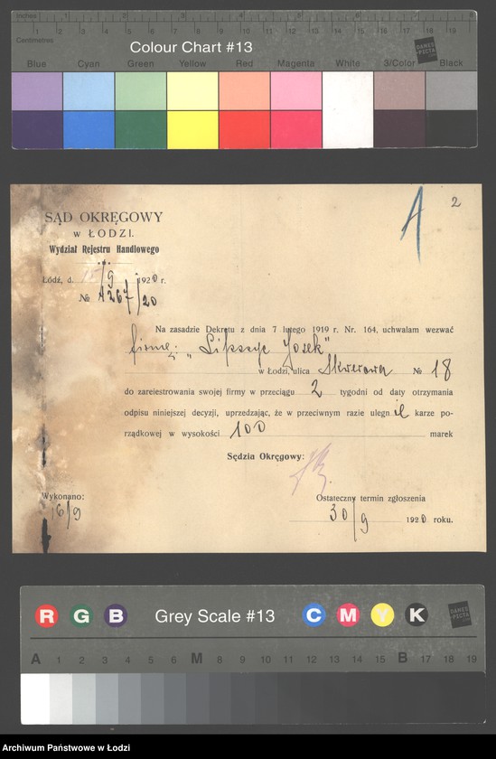 Obraz 4 z jednostki "Josek Lipszyc- sprzedaż papieru"