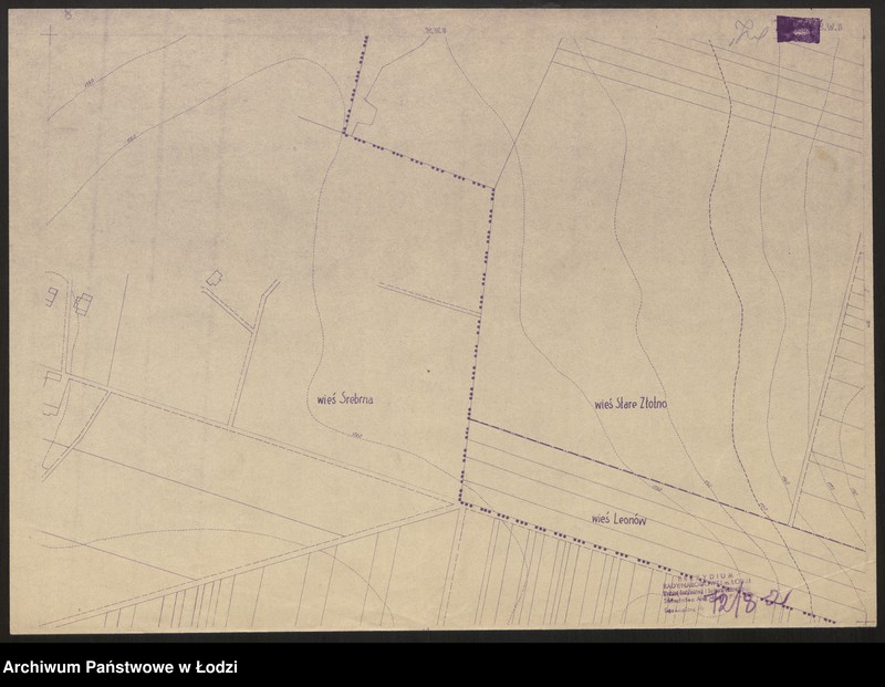 Obraz 2 z jednostki "Plan m. Łodzi 1: 2000. Sekcja SW 8"