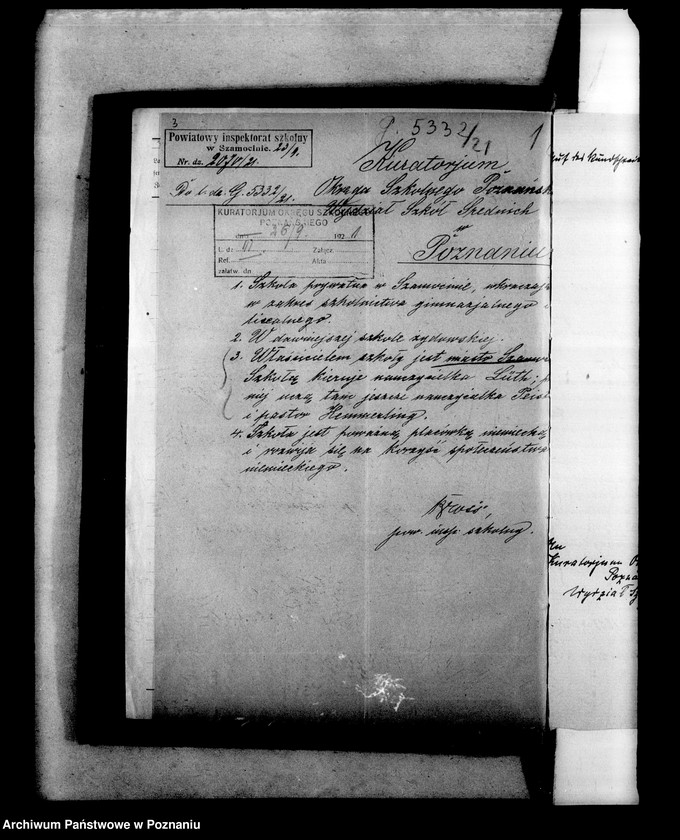 Obraz 6 z jednostki "Niemiecka Prywatna Szkoła przygotowawcza w Szamocinie powiat Chodzież"