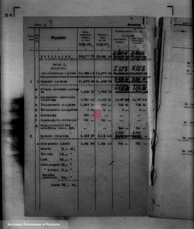 Obraz 13 z jednostki "/Sprawy budżetowe miasta Mikstatu/"