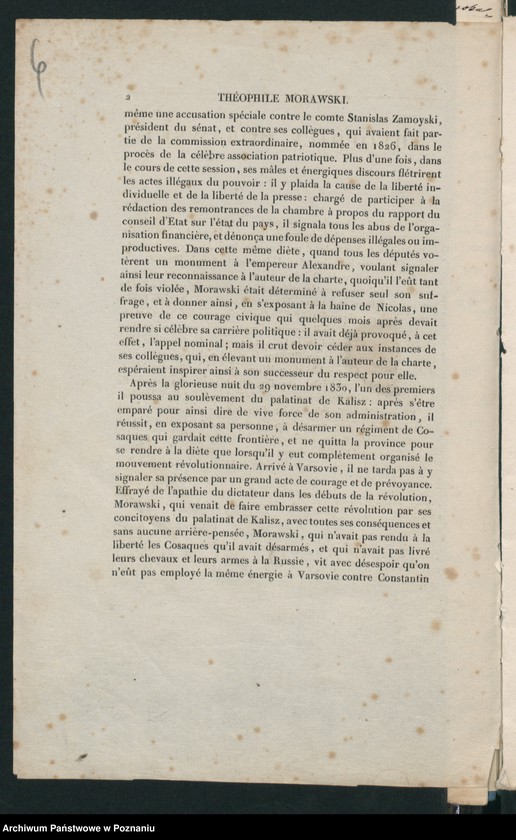 Obraz 10 z jednostki "A. betr. Theodor Theophil von Morawski"