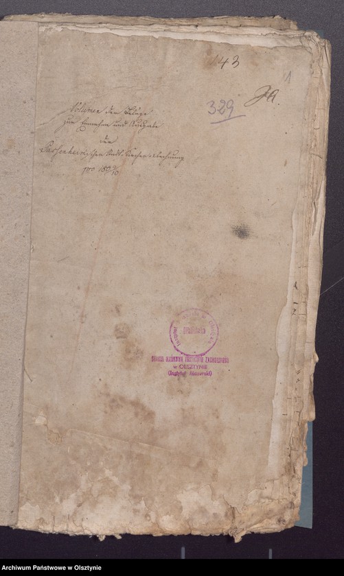 image.from.unit.number "Beläge der Einnahme und Ausgabe der Passenheimschen Stadtkirchen Rechnung"