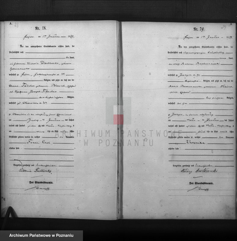 Obraz 16 z jednostki "Księga urodzeń t. I"