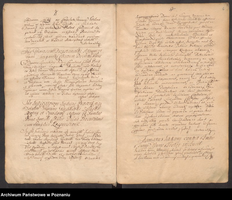 Obraz 8 z jednostki "Acta officii et iudicii consularis civitatis Posnaniae."
