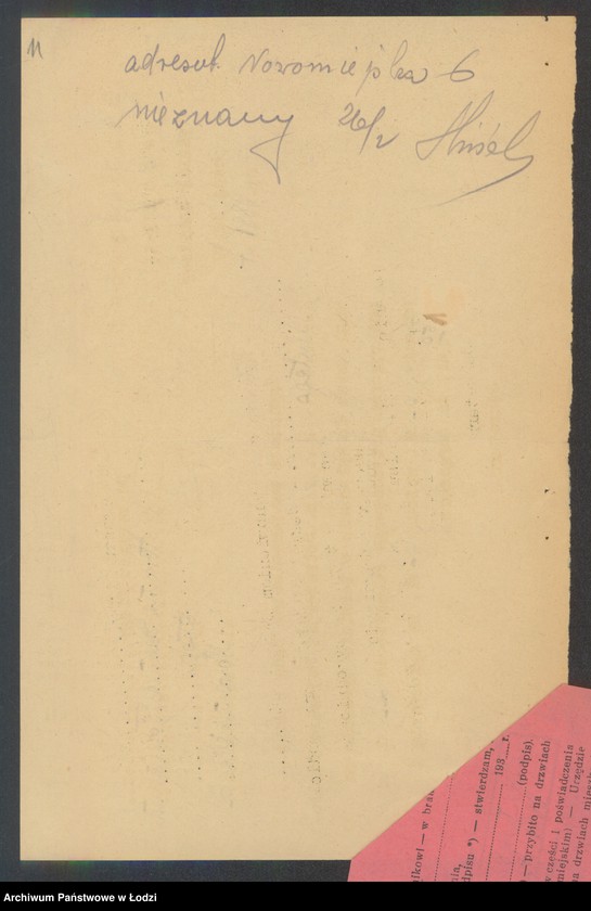 Obraz 13 z jednostki "Abram Szmul Tojerman i Moszek Aron Tojerman- handel dodatkami krawieckimi"