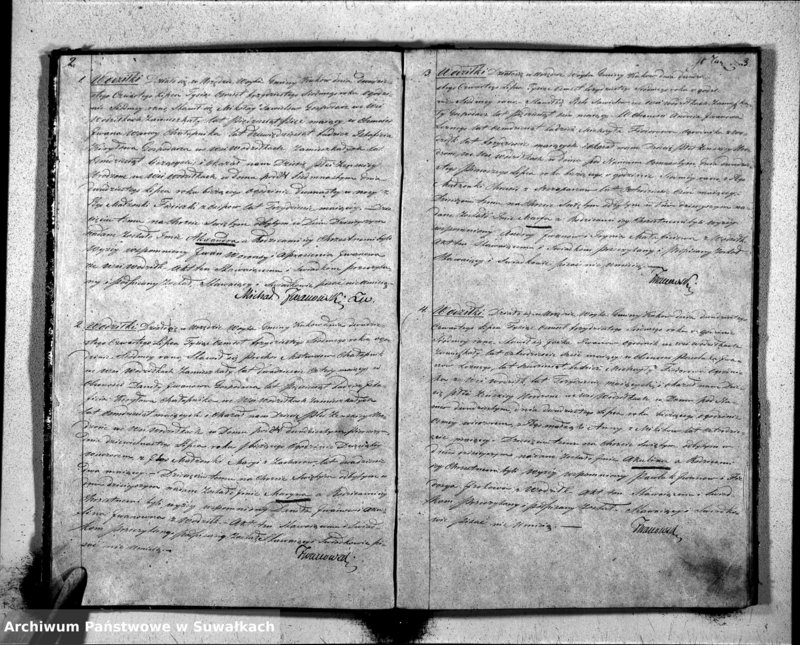 Obraz z jednostki "Duplicat Akta Urzędnika Stanu Cywilnego Wyznania Filipońskiego z Gminy Kuków Osób Urodzonych od roku 1837 do włącznie po koniec roku 1844"