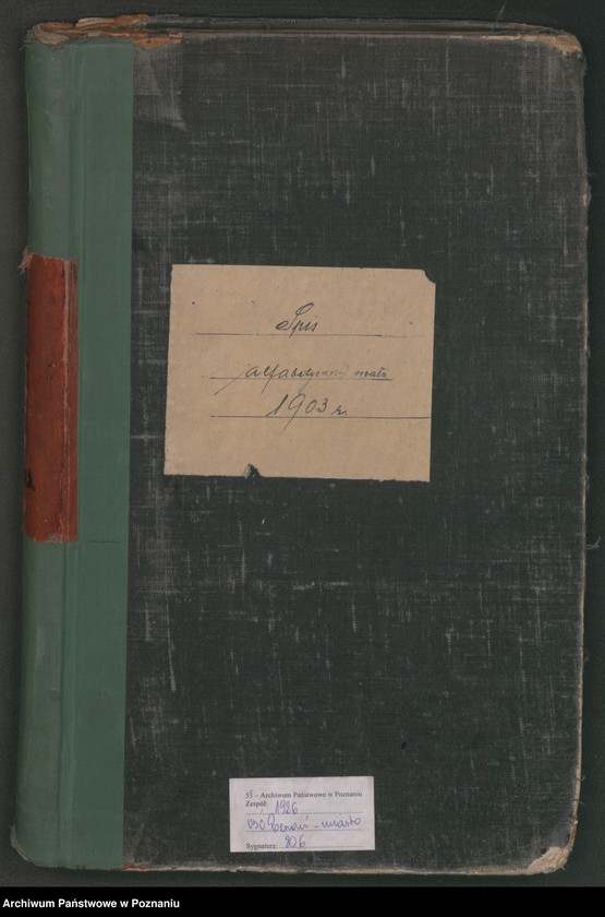 Obraz 2 z jednostki "Skorowidz małżeństw"