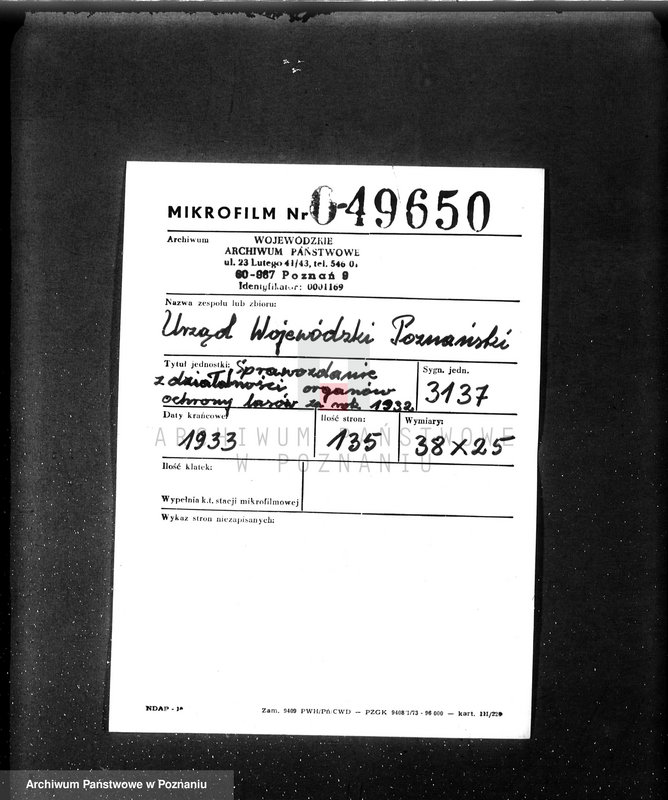 Obraz 2 z jednostki "Sprawozdanie z działalności organów ochrony lasów za rok 1932"