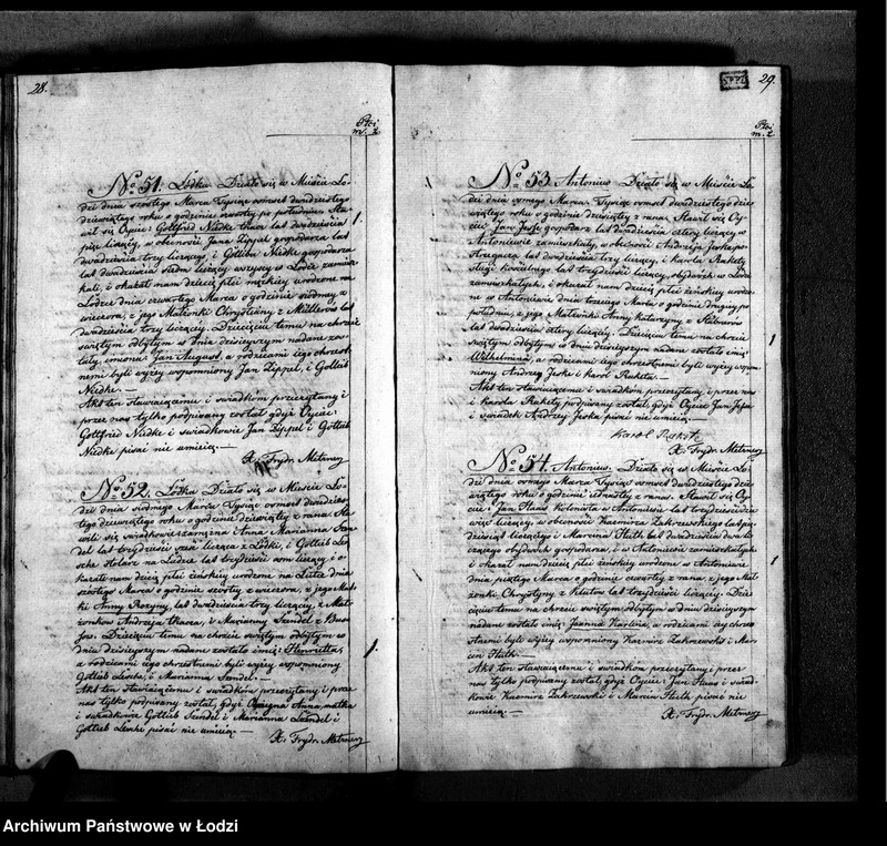 Obraz 17 z jednostki "Akta urodzeń, małżeństw i zgonów"