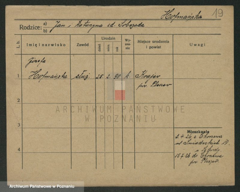 Obraz 19 z jednostki "Hofmański - Holc (-z, tz)"