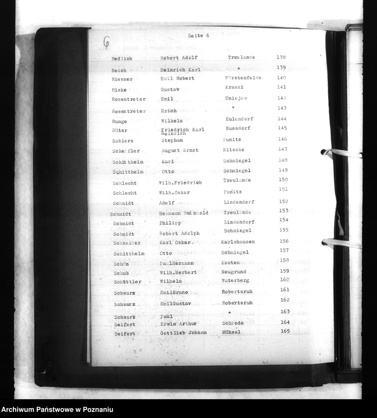 Obraz 10 z jednostki "Wykazy miejscowych Niemców, którzy zginęli w 1939 roku. Kreis Turek"