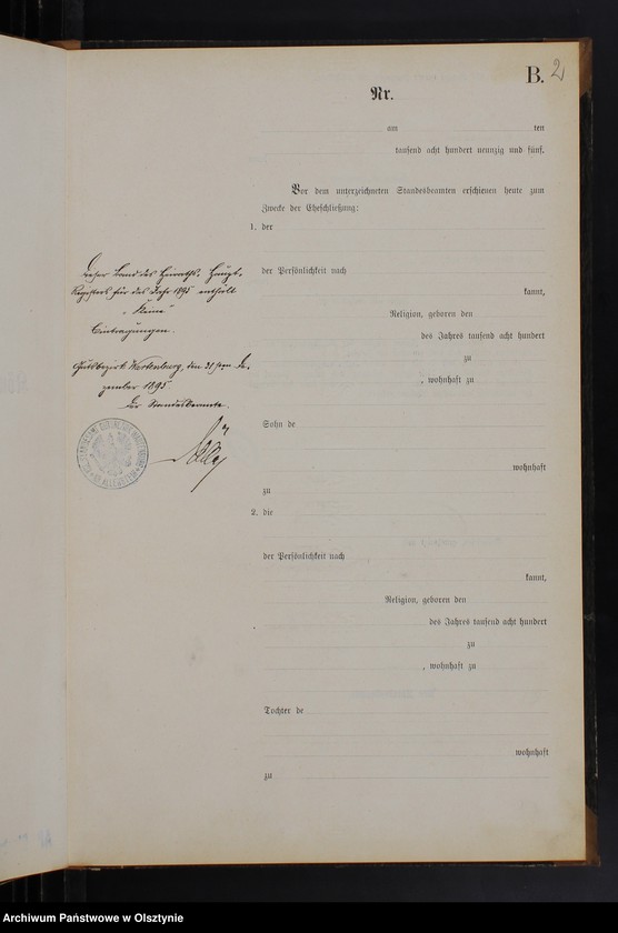 image.from.unit.number "Heiraths-Haupt-Register /wpisów nie było/"