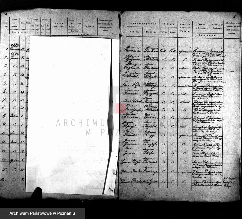 Obraz 3 z jednostki "Duplikat baptisatorum, copulatorum, mortuorum"