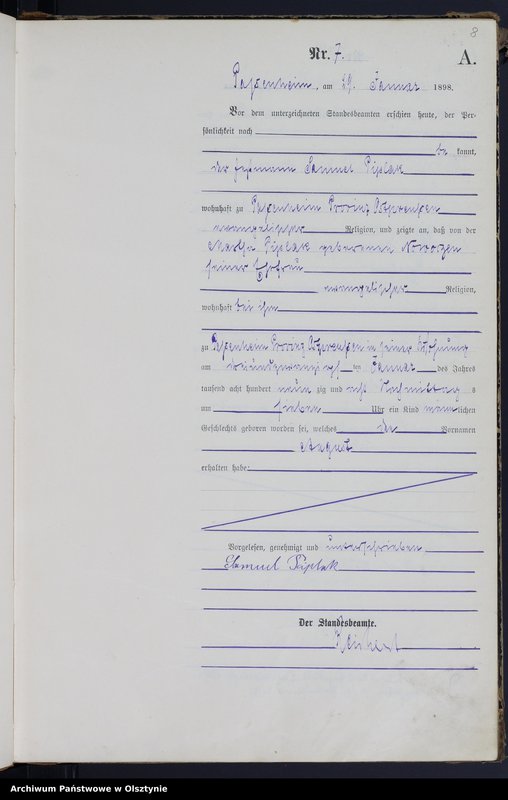 image.from.unit.number "Geburts-Haupt-Register Nr 1 - 76"