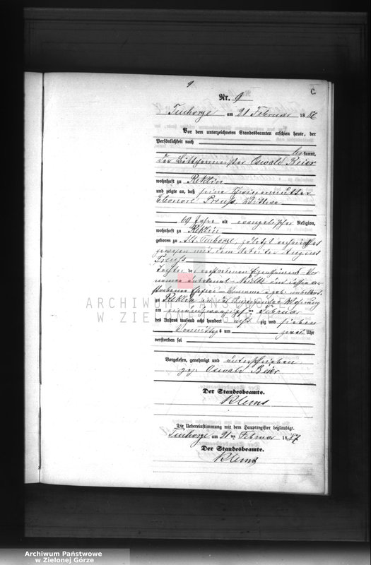 Obraz 12 z jednostki "Sterbe-Neben-Register"