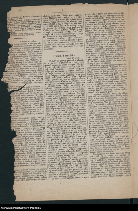 Obraz 15 z jednostki "A. betr. Wladislaus von Łebiński"