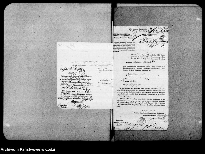 Obraz 19 z jednostki "Akta tyczące się przesiedlenia"