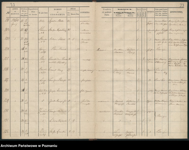 Obraz 14 z jednostki "Księga zgonów"