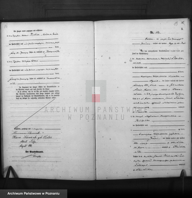 Obraz 11 z jednostki "Księga małżeństw"