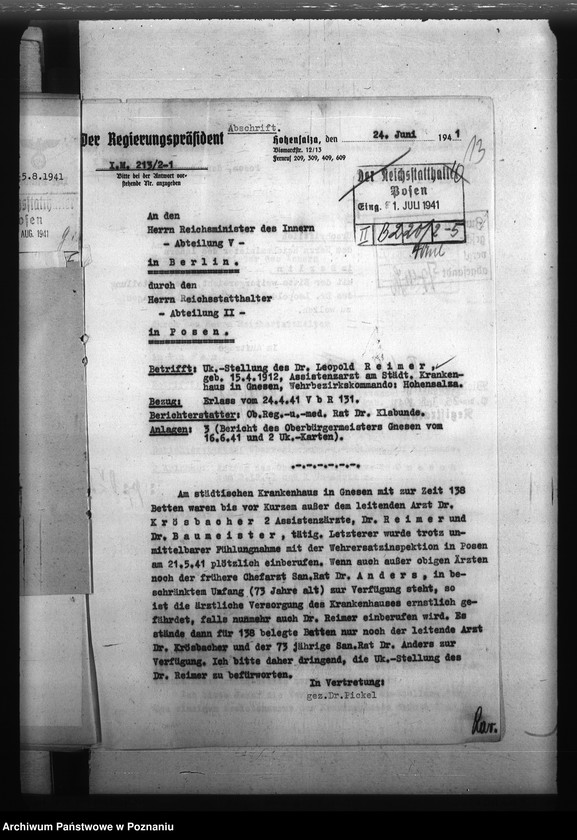 Obraz 17 z jednostki "Notdienstverpflichtung der Ärzte"