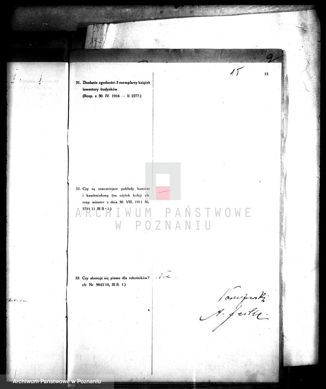 Obraz 19 z jednostki "Rewizje majątku państwowego Lipiny"