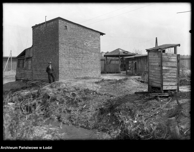 Obraz 1 z jednostki "Rzeka Bałutka ul. Jarzynowa, budynki"