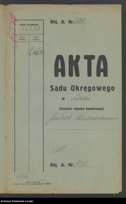 Obraz 2 z jednostki "Jakób Chanachowicz – skład apteczny"