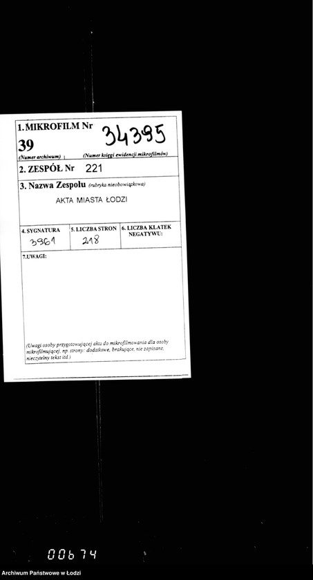 Obraz 2 z jednostki "Na otdaču v arendu 54ch lavok v gorodskich rjadach v gor. Lodzi na 1898-1900 g. g."