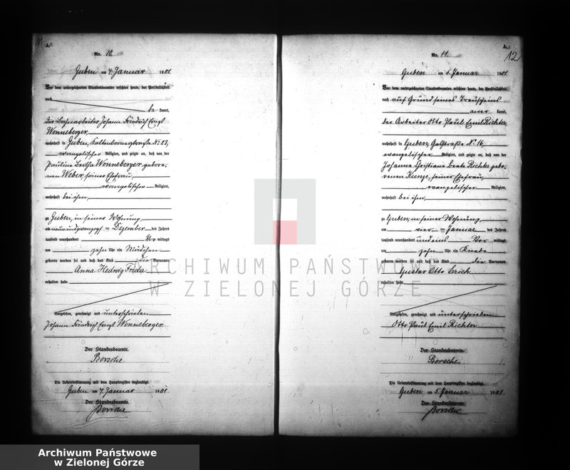 Obraz 11 z jednostki "[Księga urodzeń, metryki numer 1-435]"