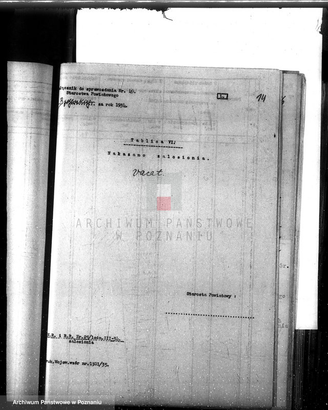 image.from.unit.number "Sprawozdanie z działalności organów ochrony lasów za rok 1934"