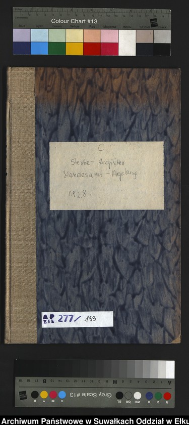 image.from.unit.number "[Sterbe - Register (Neben - Register) Standesamt Angerburg einschl. der Bezirke Gross Strengeln, Kehlen und Prinowen]"